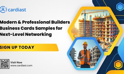 builders business cards samples